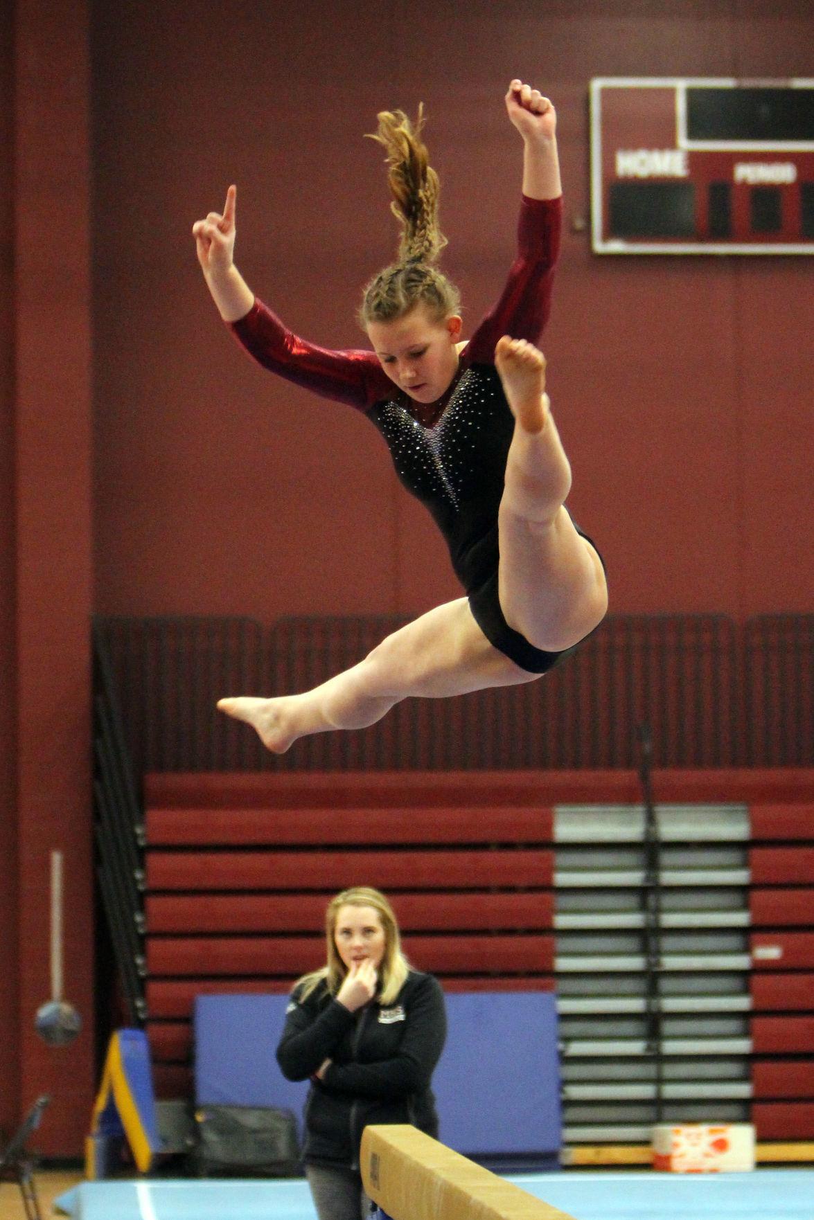 Big Rivers Conference Gymnastics Triangular at Menomonie 1-23-20